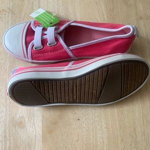 Girls Canvas Slip-On Sneakers